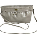 Vintage Etienne Aigner Taupe Leather Crossbody Bag
