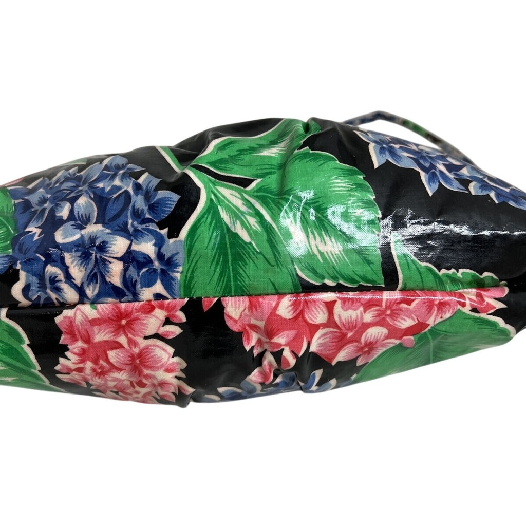 Toledano Retro Floral Clutch Bag With Kiss Lock Multicolor