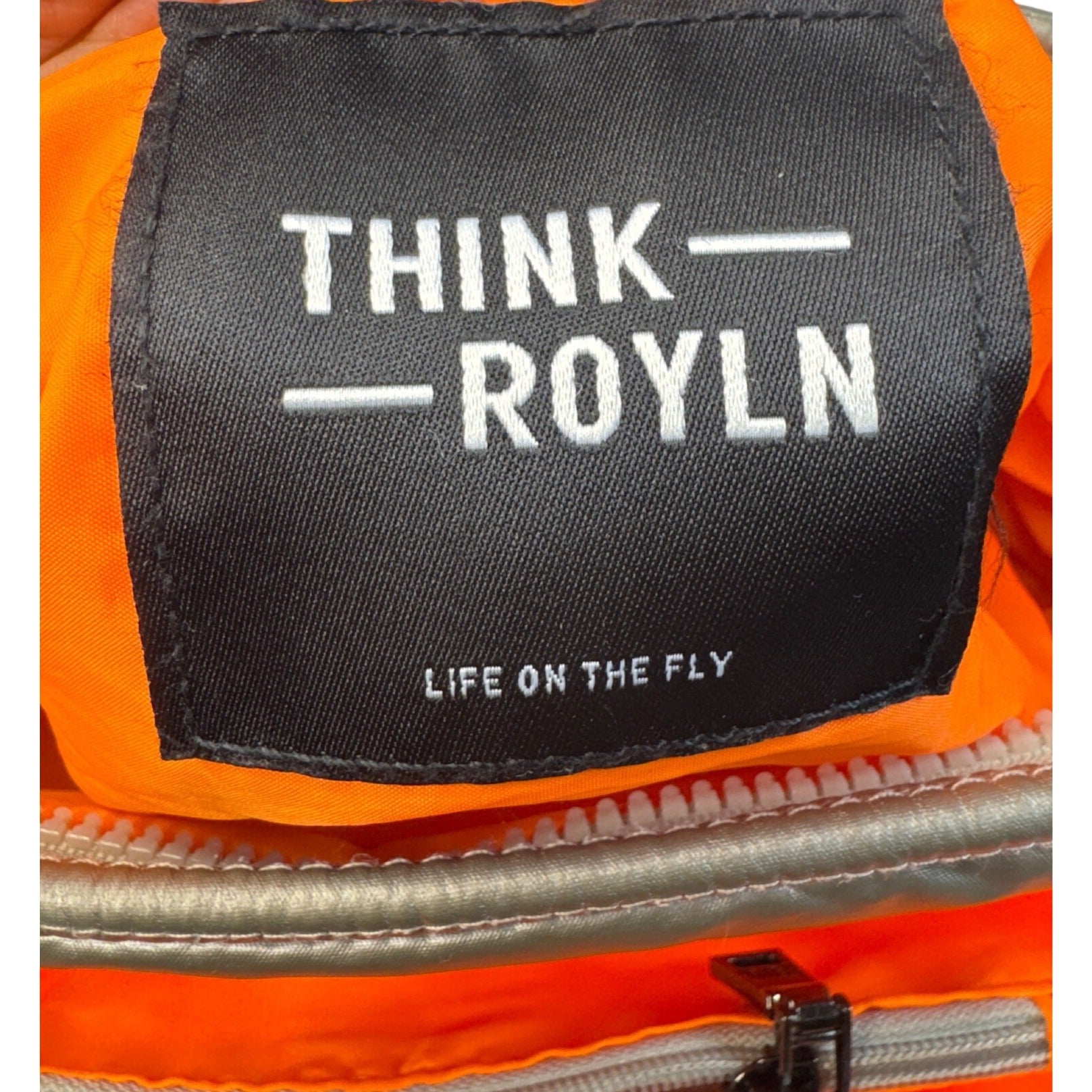 Think Royln Quilted Metallic Crossbody Bag With Adjustable Strap - Silver