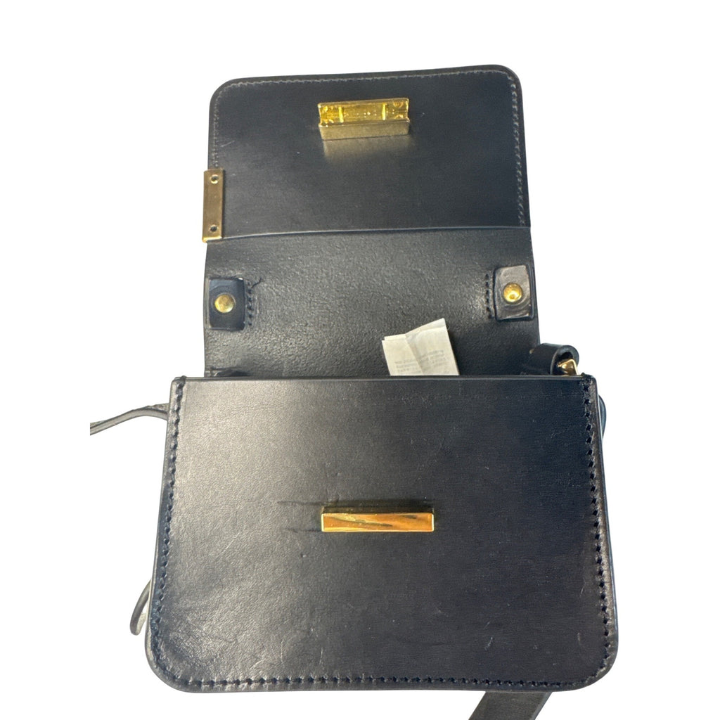 Levis Black Mini Crossbody Bag With Gold Hardware & Adjustable Strap