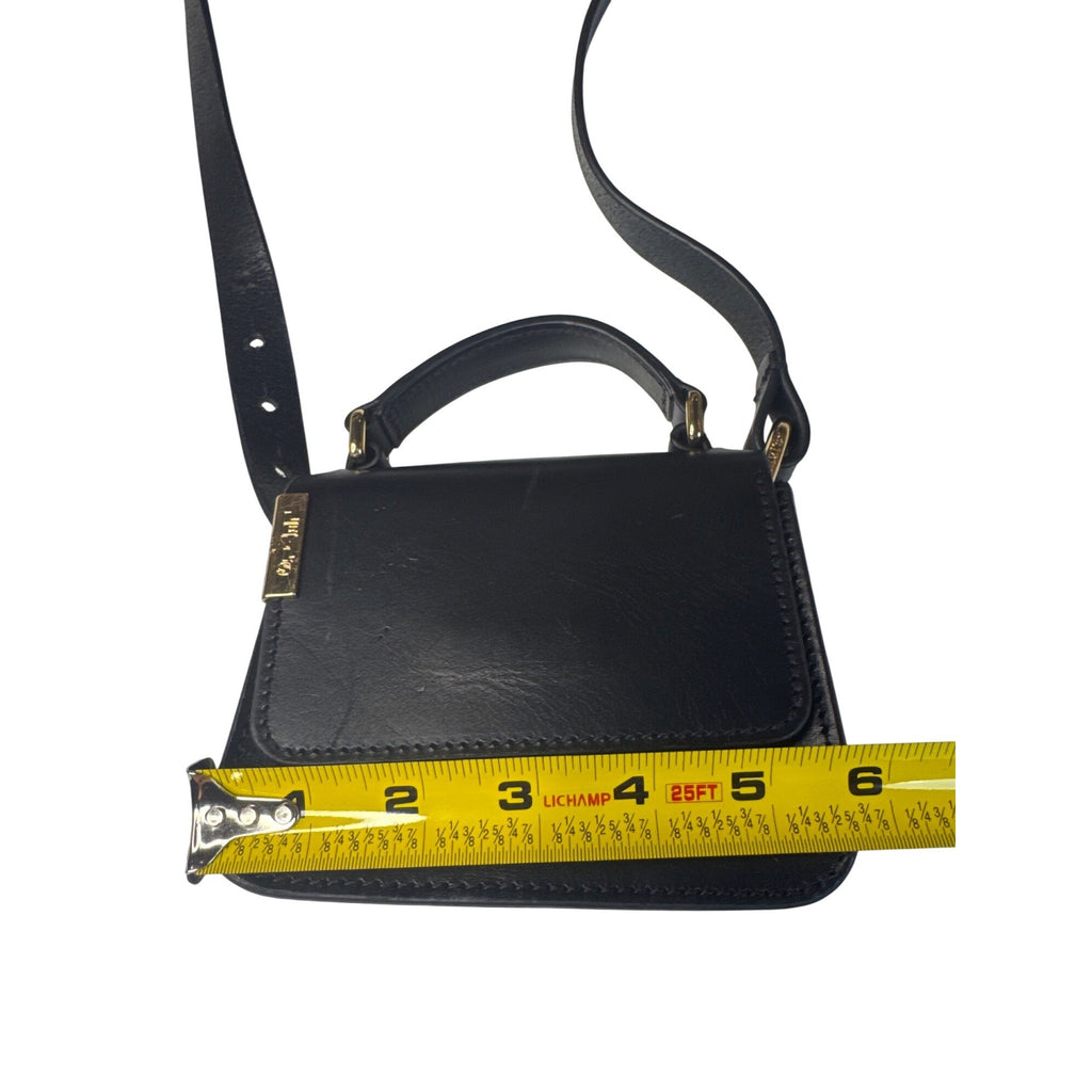 Levis Black Mini Crossbody Bag With Gold Hardware & Adjustable Strap