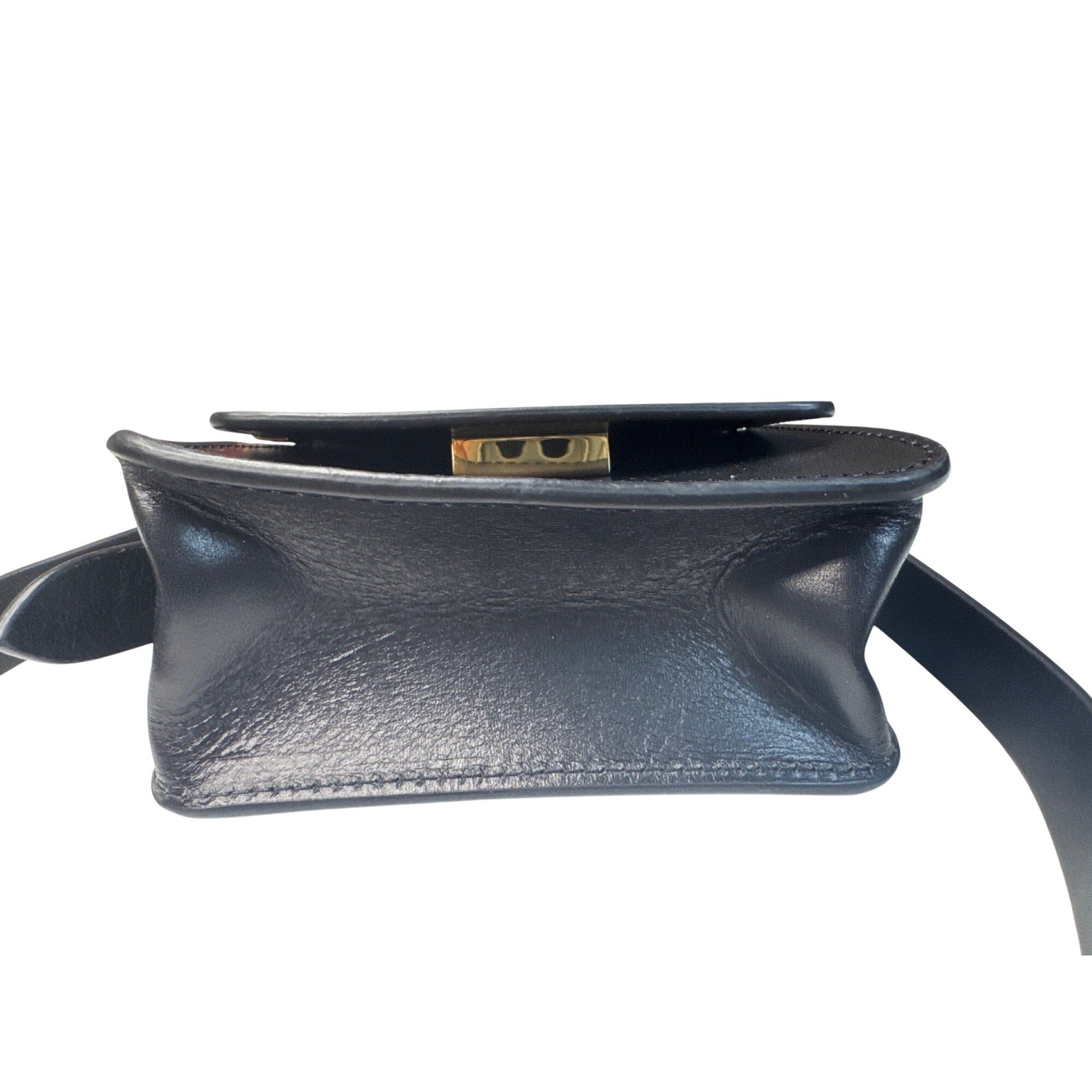 Levis Black Mini Crossbody Bag With Gold Hardware & Adjustable Strap