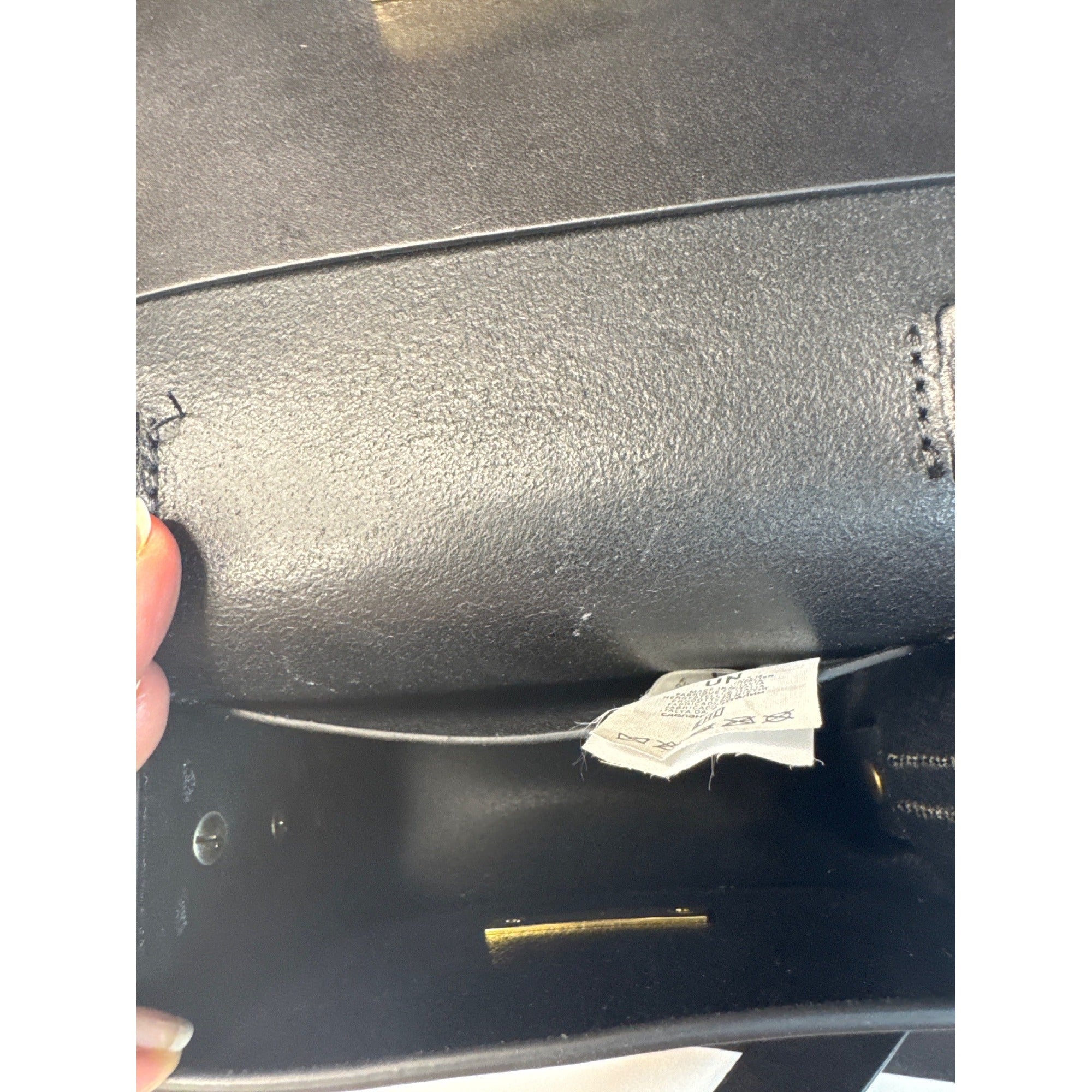 Levis Black Mini Crossbody Bag With Gold Hardware & Adjustable Strap