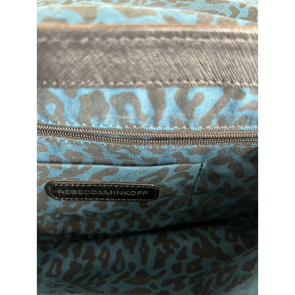 Rebecca Minkoff Black Leather Crossbody Bag W/Gold Hardware