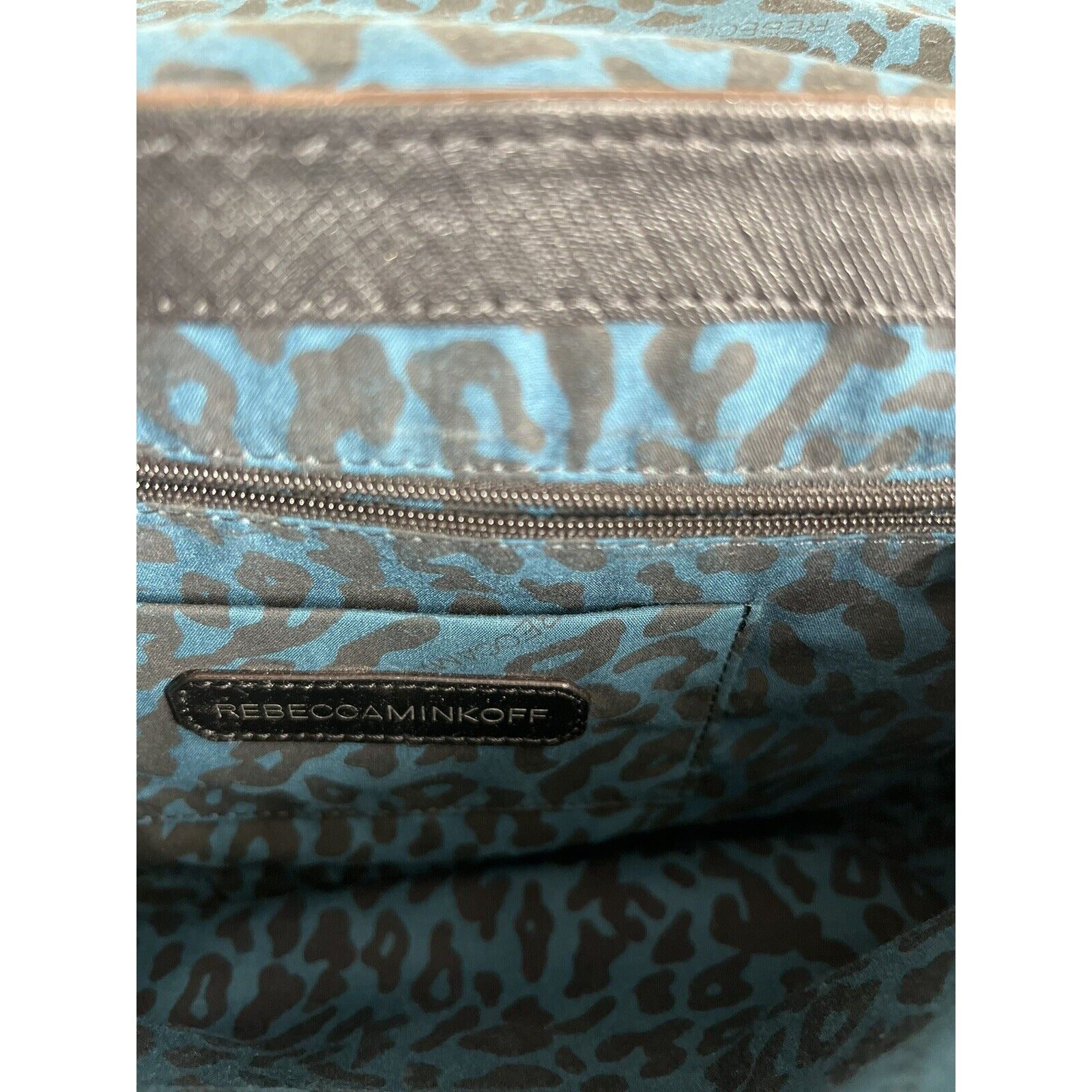Rebecca Minkoff Black Leather Crossbody Bag W/Gold Hardware