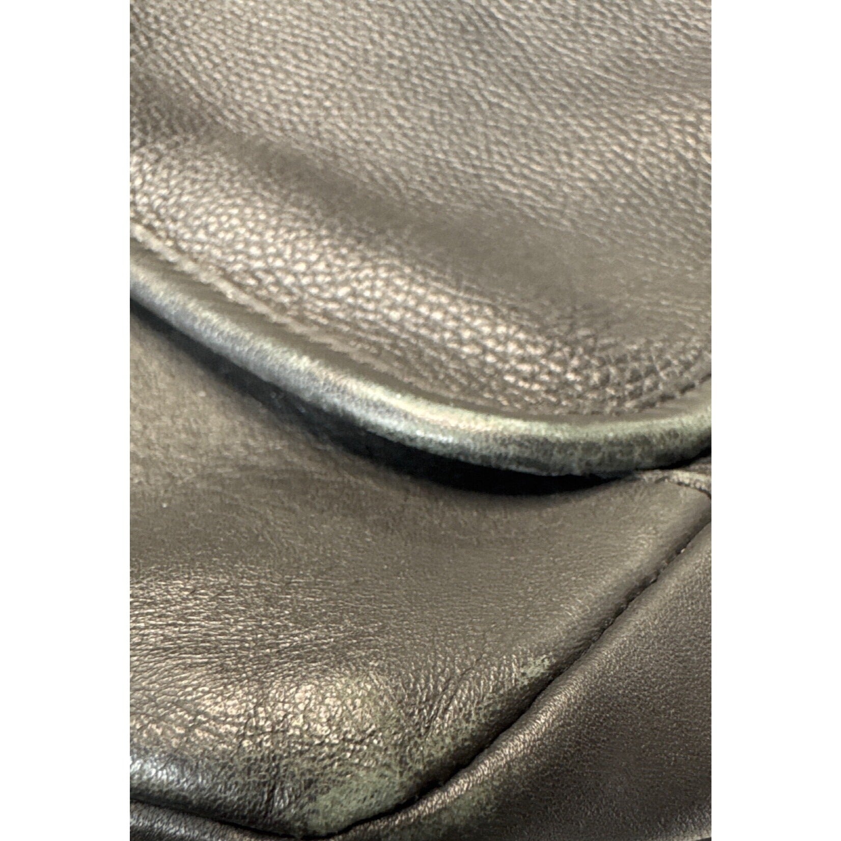 Coach Black Leather Messenger Bag With Adjustable Strap & Zip Pocket