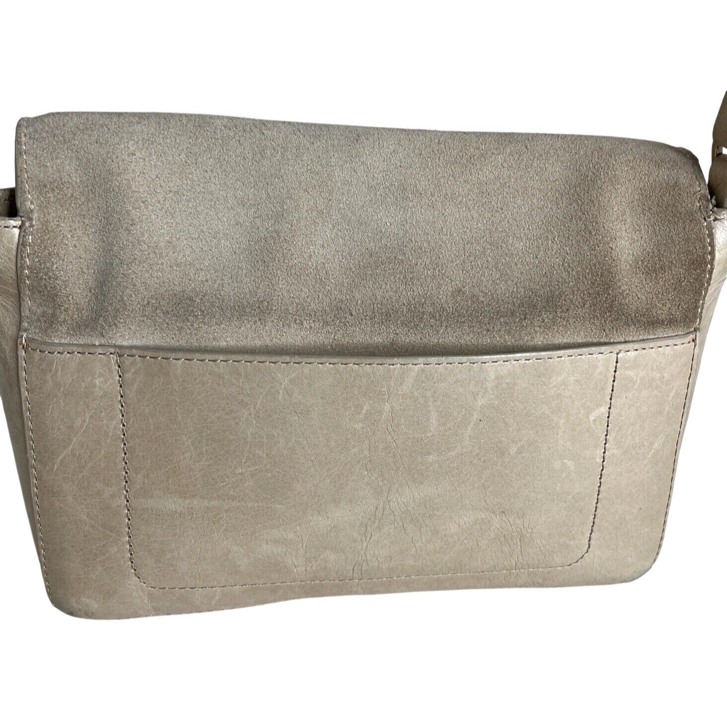 Halston Heritage Beige Leather Crossbody Bag