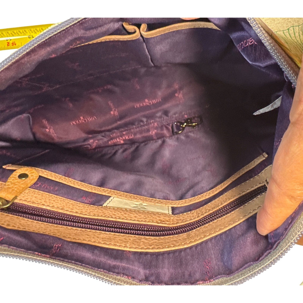 Anushka Hand-Painted Leather Hobo Bag With Adjustable Strap & Bird Design