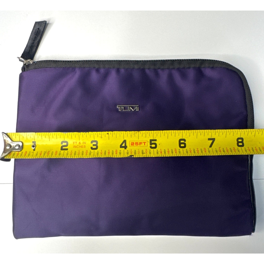 Tumi For Delta Airlines Purple Travel Toiletry Kit Bag With Accessories