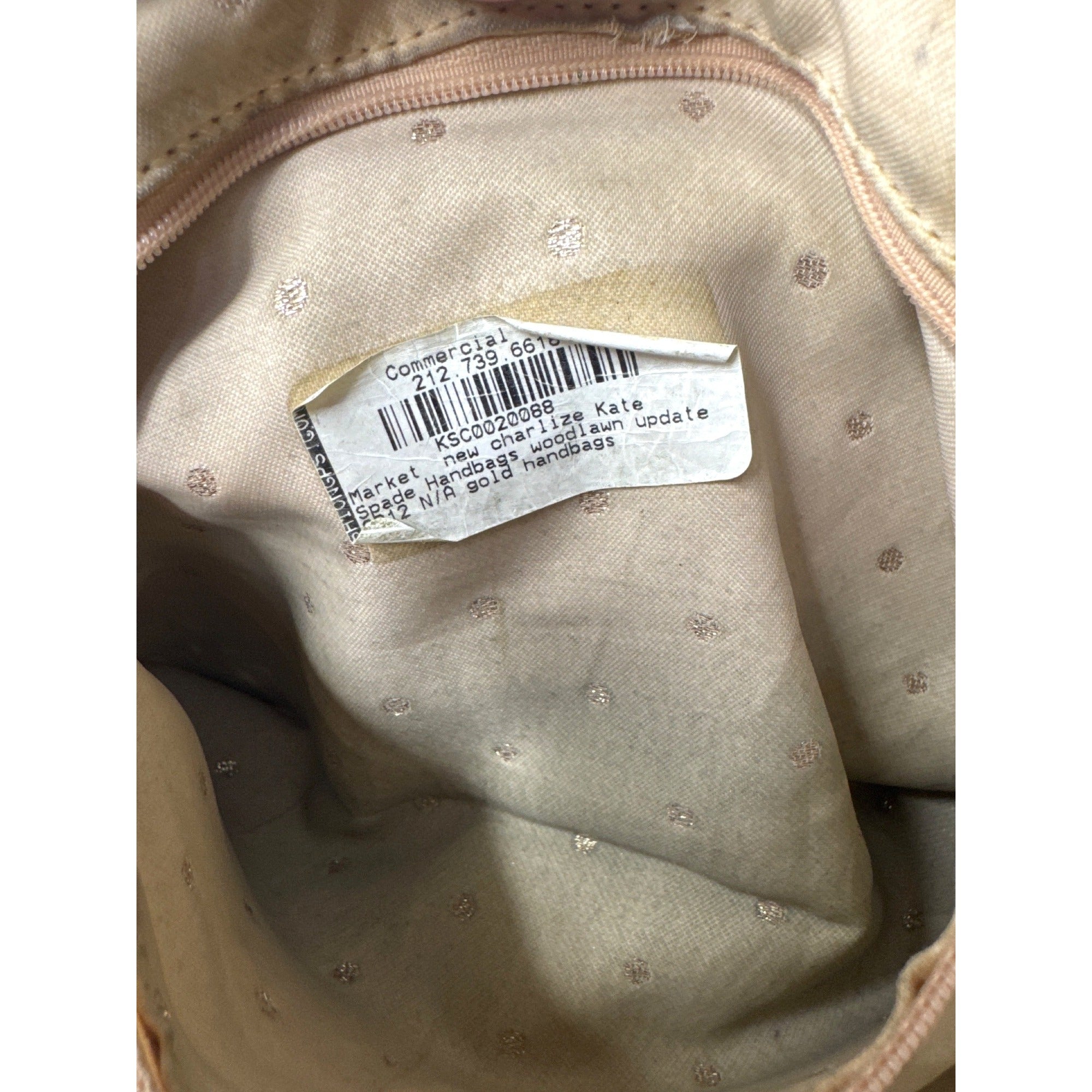 Kate Spade Gold Floral Laser-Cut Leather Crossbody Bag With Chain Strap