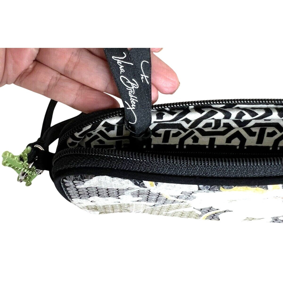 Vera Bradley Wristlet Clutch With Sequins & Floral Pattern