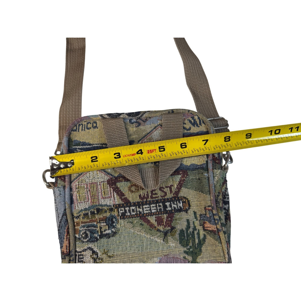 Route 66 Tapestry Utility Bag Crossbody Messenger Karriage Mate Vintage