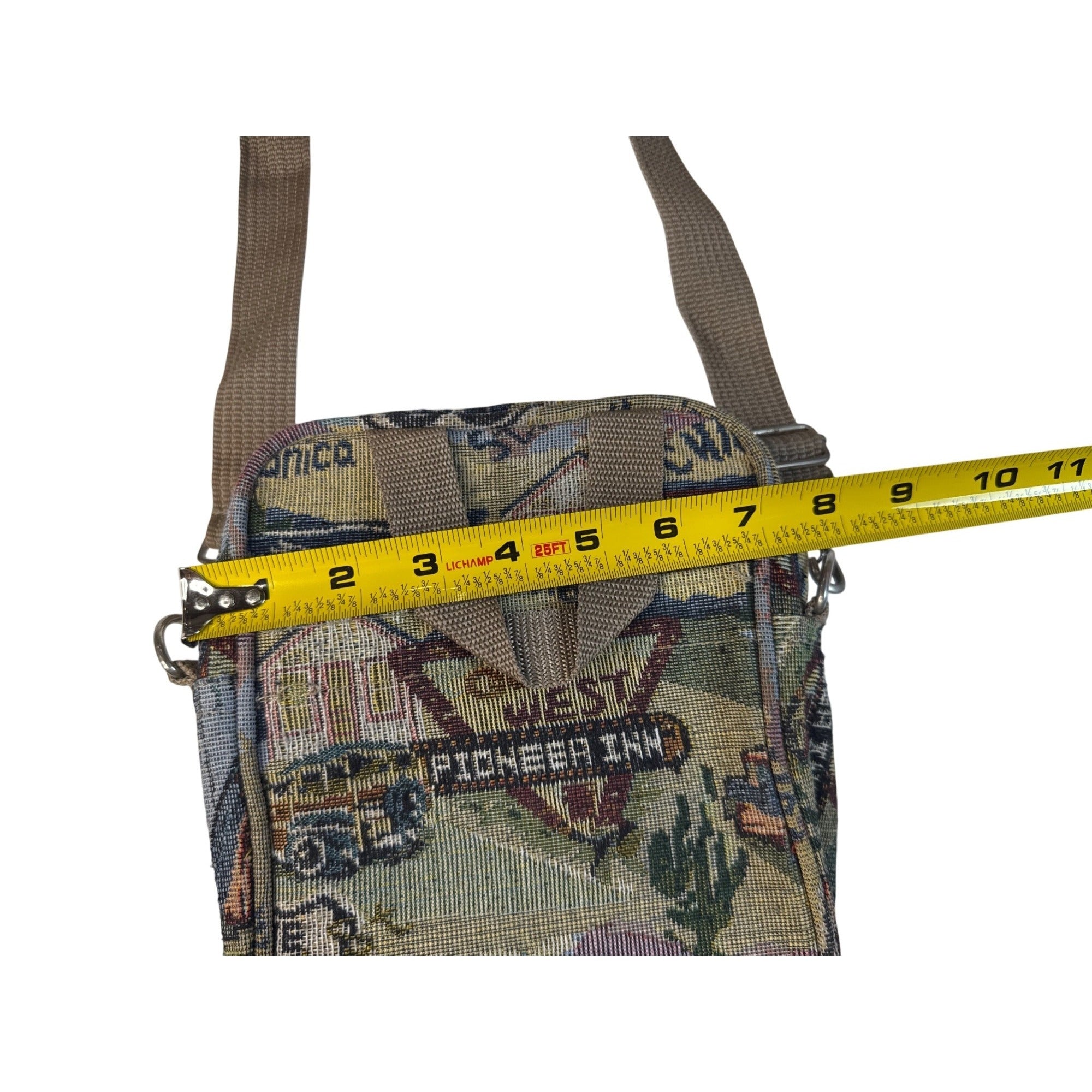 Route 66 Tapestry Utility Bag Crossbody Messenger Karriage Mate Vintage