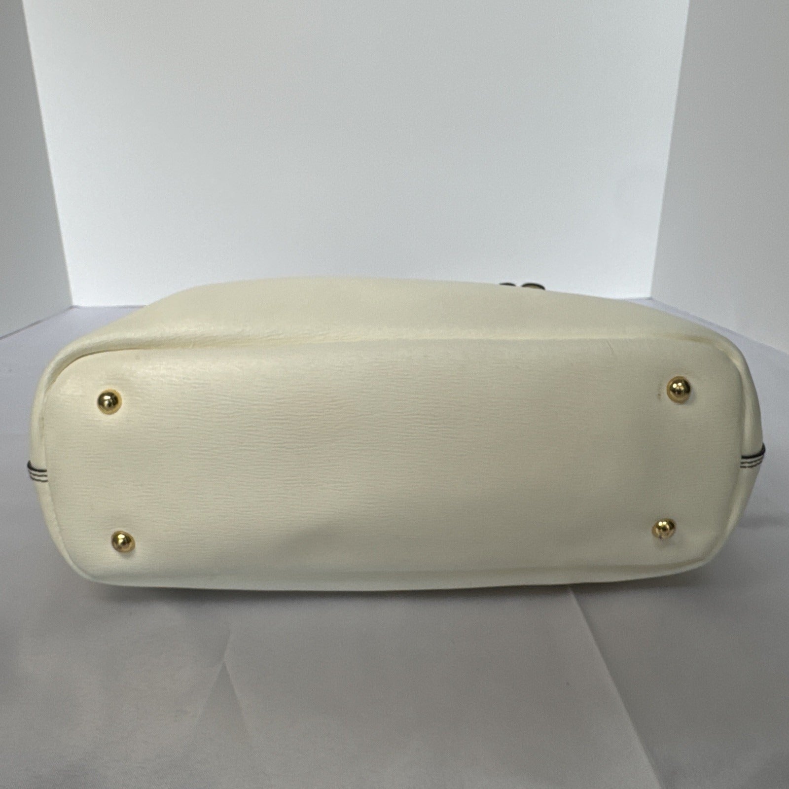 Ralph Lauren RLL Ivory Leather Tote Bag
