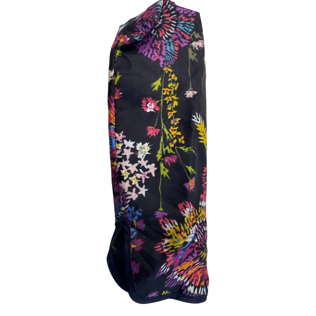 Vera Bradley Quilted Floral Backpack W/Umbrella & Cosmetic Pouches