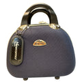 Newcomer Navy Blue Hard-Shell Travel Toiletry Case With Compartments & Handle