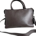 Rebecca Minkoff Brown Leather Handbag With Dual Handle & Shoulder Strap