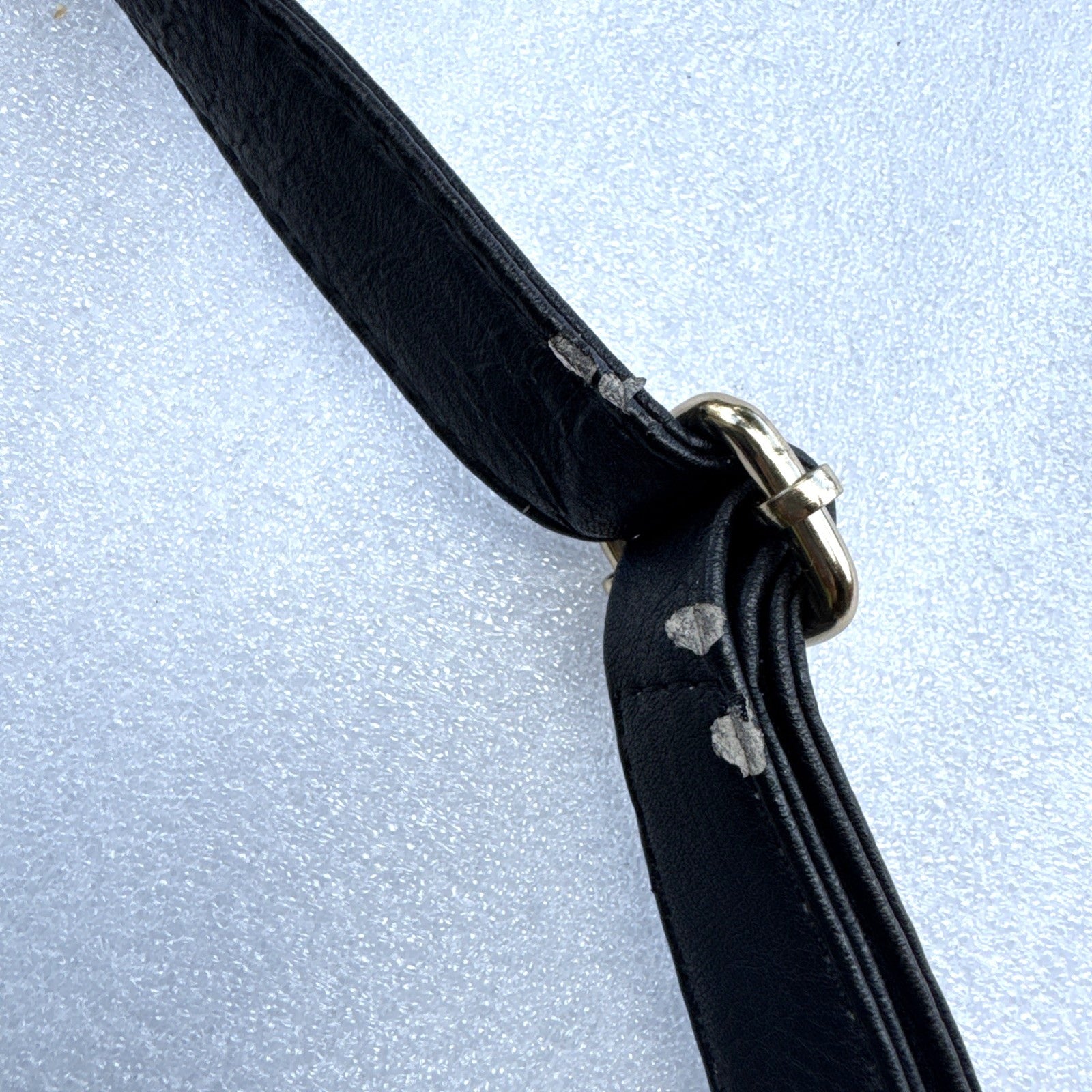 Rebecca Minkoff Quilted Leather Black Crossbody Bag With Gold Studs