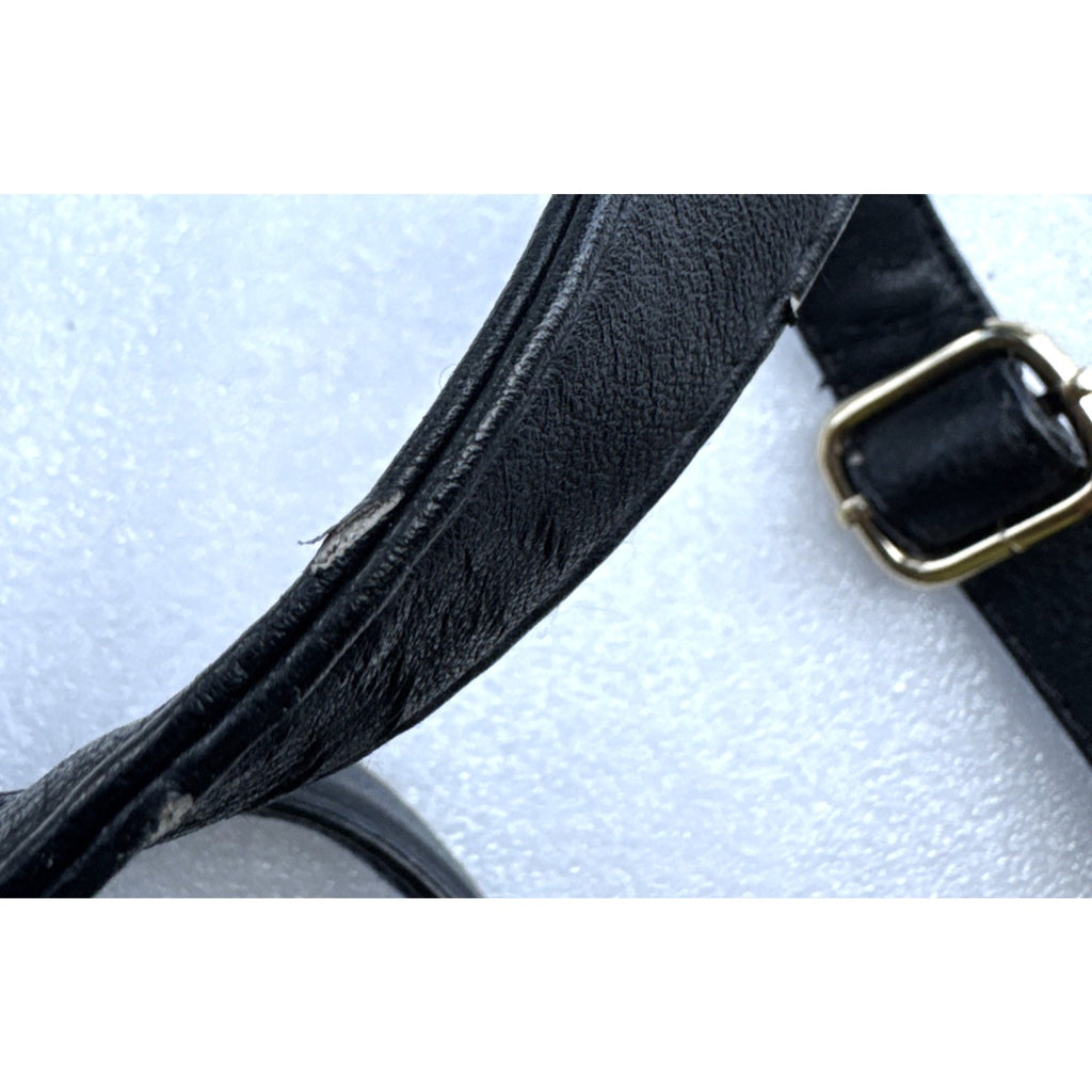 Rebecca Minkoff Quilted Leather Black Crossbody Bag With Gold Studs