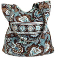 Vera Bradley Large Floral Paisley Quilted Cotton Shoulder Bag