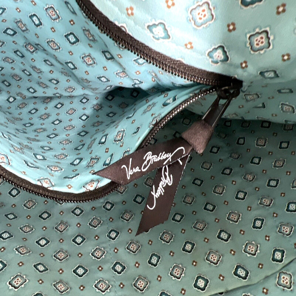 Vera Bradley Large Floral Paisley Quilted Cotton Shoulder Bag