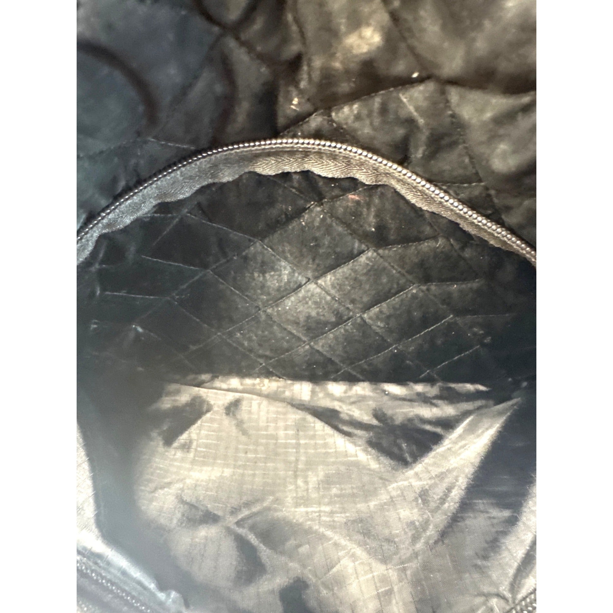 Haute Shore Quilted Black Crossbody Bag With Adjustable Strap & Interior Zipper Pocket
