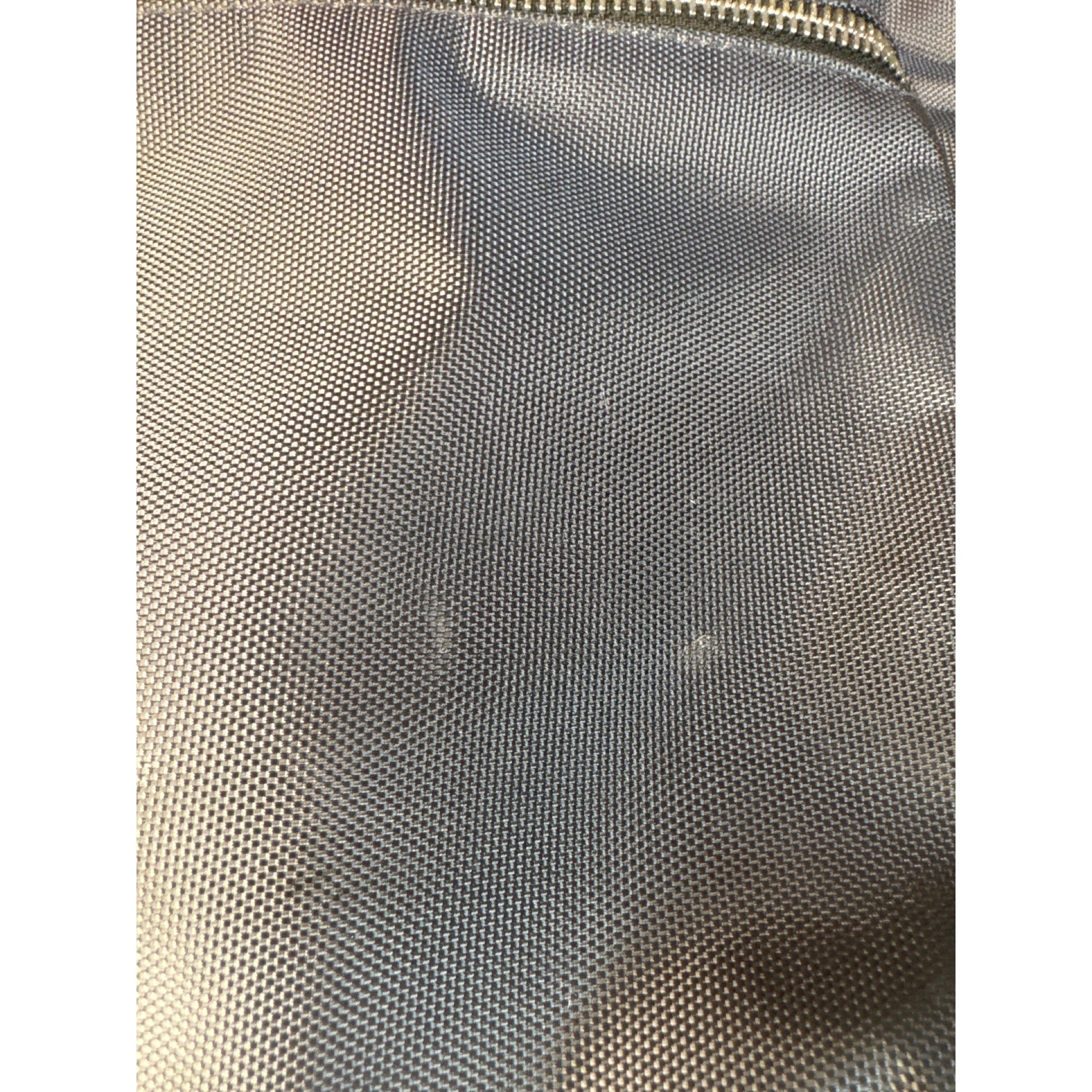 Versace Parfums Gray Backpack W/ Greek Key Straps Front Pocket